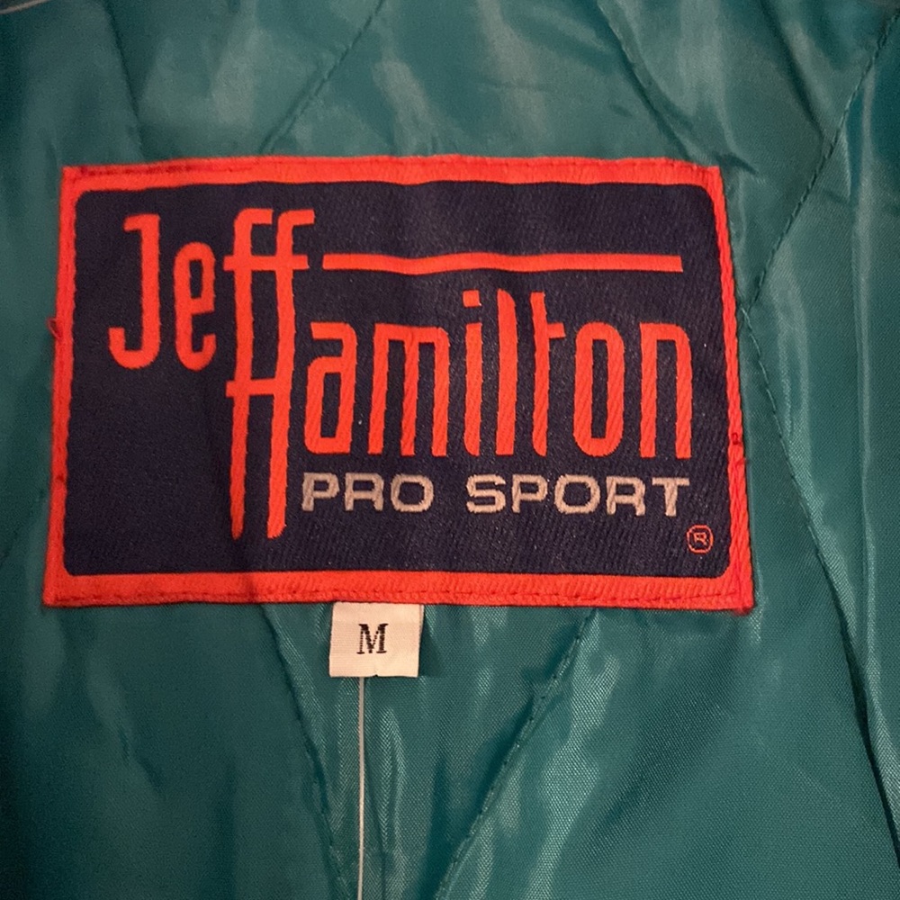Vintage Jeff Hamilton an Original Pro Sport Dolphins Jacket size M - Picture 3 of 16